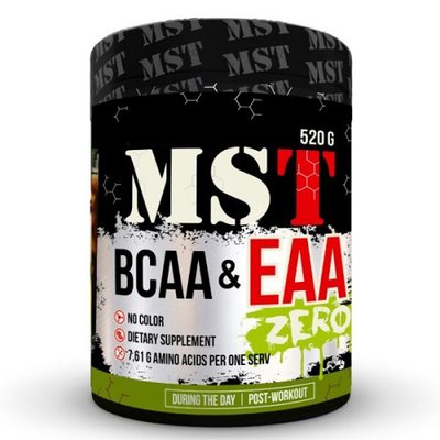 Амінокислоти MST BCAA&EAA Zero, 520 г. (Персиковий чай) 04377 фото