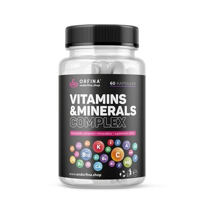Мультивітаміни ORFINA Vitamins&Minerals complex, 60 капс. 122964 фото