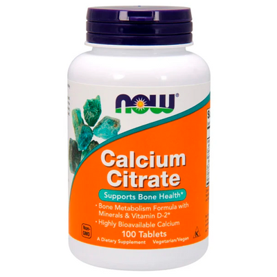 Now Calcium Citrate with minerals, 100 табл. 124022 фото