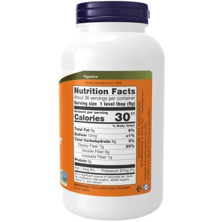 Добавка NOW  Psyllium Husk Powder 340 г. 12429526 фото