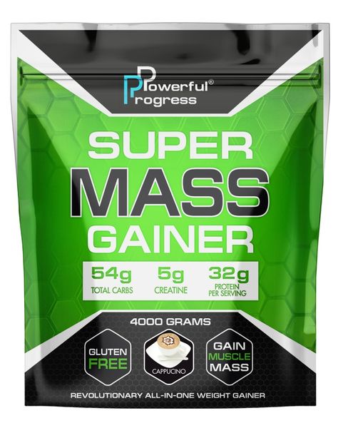Гейнер Powerful Progress Super Mass Gainer, 4000 г. 03982 фото