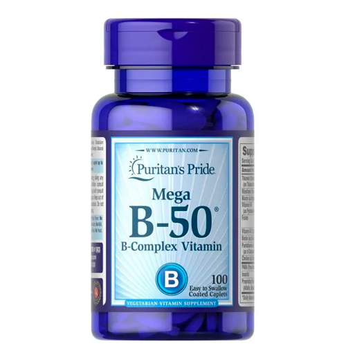 Витамин В Puritan's Pride Vitamin B-50 Complex, 100 капс. 124227 фото