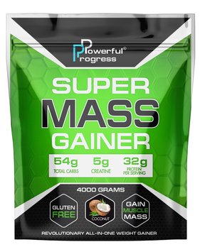 Гейнер Powerful Progress Super Mass Gainer, 4000 г. 03983 фото