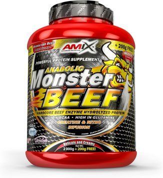 Протеин Amix Anabolic Monster BEEF 90% Protein 2200 г. (Ваниль - лайм) 12429649 фото