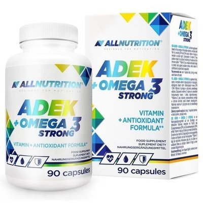 Омега All Nutrition ADEK + Omega 3 Strong, 90 капс. 122638 фото