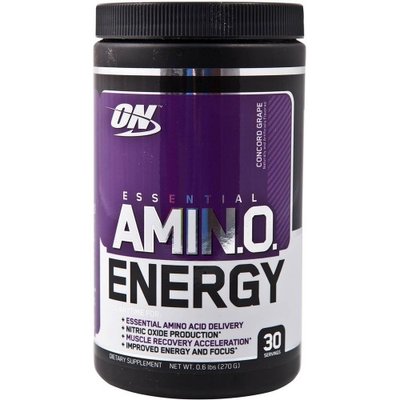 Амінокислоти Optimum Nutrition (USA) Essential Amino Energy, 270 г. (Лимон - лайм) 01005 фото