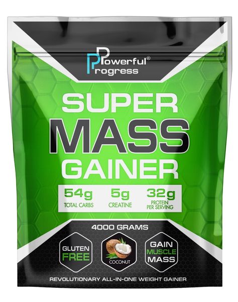 Гейнер Powerful Progress Super Mass Gainer, 4000 г. 03983 фото