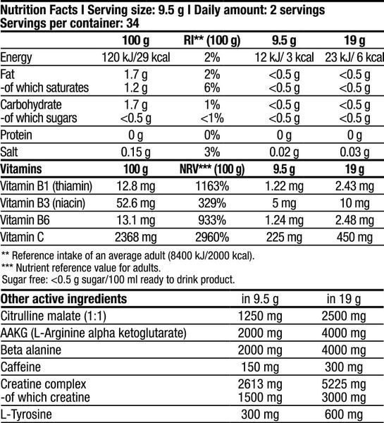 Предтреник BiotechUSA Black Blood NOX+ 330 г. 06108 фото