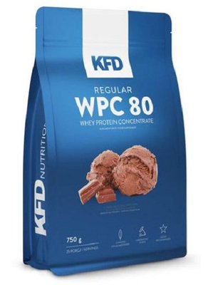 Протеїн сироватковий KFD WPC 80 Reg, 750 г. (Ваніль) 00243 фото