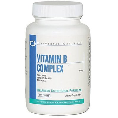 Вітамін В Universal Vitamin B-complex, 100 таб. 121587 фото