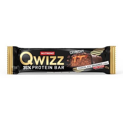 Протеїновий батончик Nutrend Qwizz Protein Bar, 60 г. (Шоколадний брауні) 03902 фото