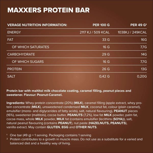 Батончик Ironmaxx Maxxers 49 г. 12429258 фото
