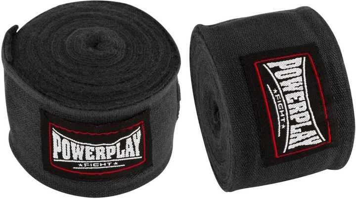 PowerPlay Бинти для боксу PP-3047 (4 м.) - Black 121760 фото