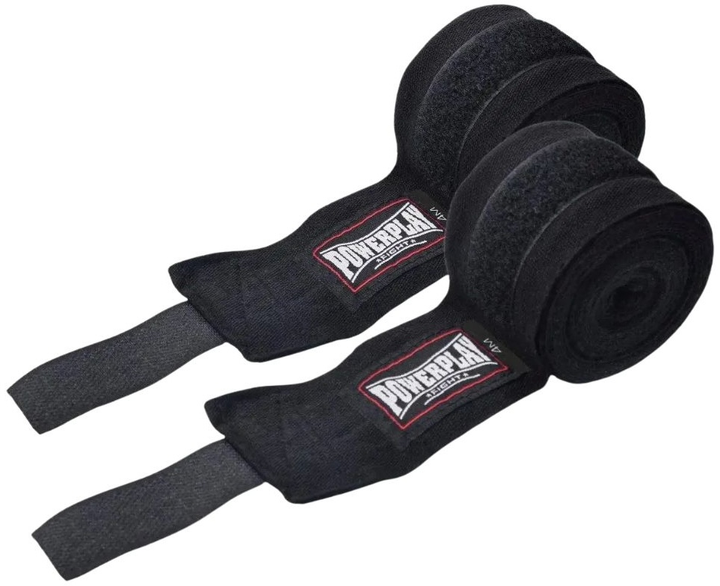 PowerPlay Бинти для боксу PP-3047 (4 м.) - Black 121760 фото