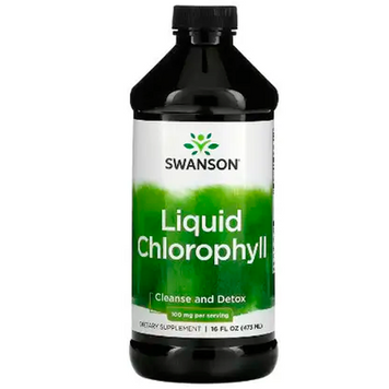 Хлорофил Swanson Liquid Chlorophyll 100 mg, 473 мл. 124048 фото