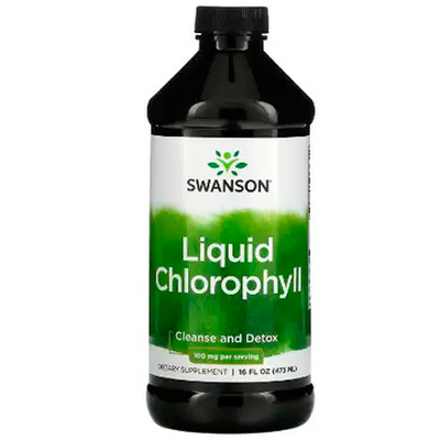 Хлорофіл Swanson Liquid Chlorophyll 100 mg, 473 мл. 124048 фото