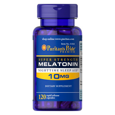 Мелатонін Puritan's Pride Melatonin 10 mg, 120 таб. 124183 фото