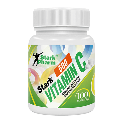 Вітамін С Stark Pharm Vitamin C 500 мг, 100 таб. 123628 фото