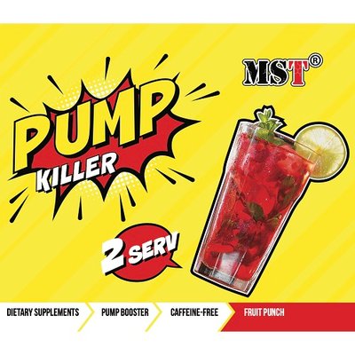 Пробник MST Pre-Workout Pump Killer, 22 г. (Фруктовий пунш) 04527 фото