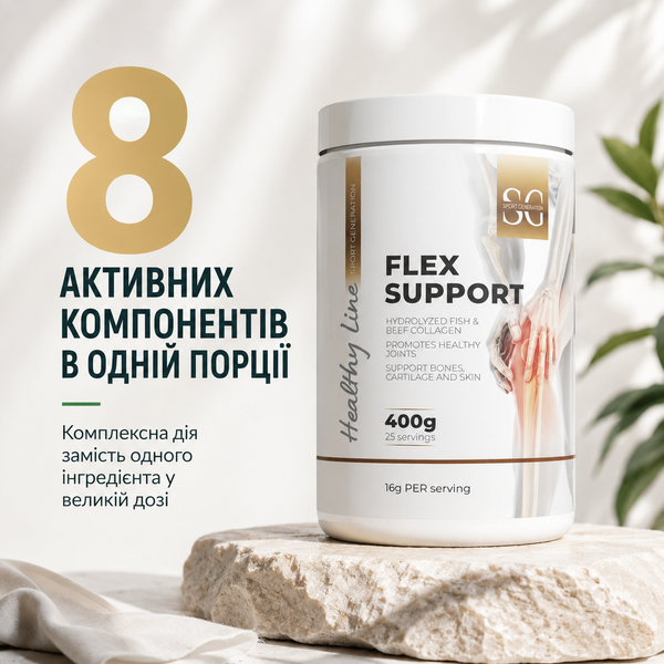 Добавка для зв'язок та суглобів Sport Generation Healthy Line Flex Support 400 г. 1242916 фото