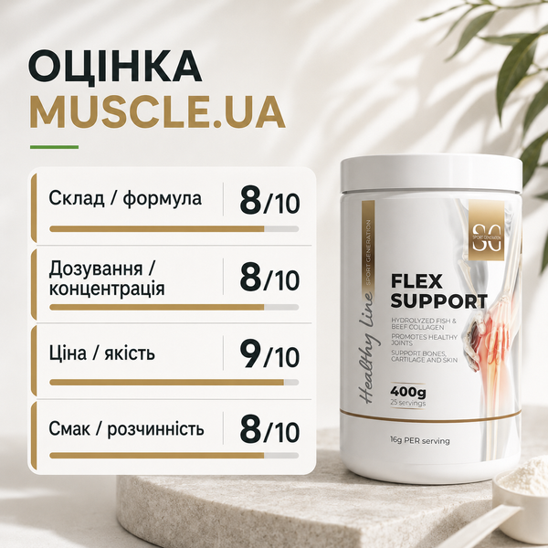 Добавка для зв'язок та суглобів Sport Generation Healthy Line Flex Support 400 г. 1242916 фото