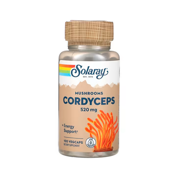 Кордицепс Solaray Cordyceps Mushroom Extract 500 mg, 60 таб. 124581 фото