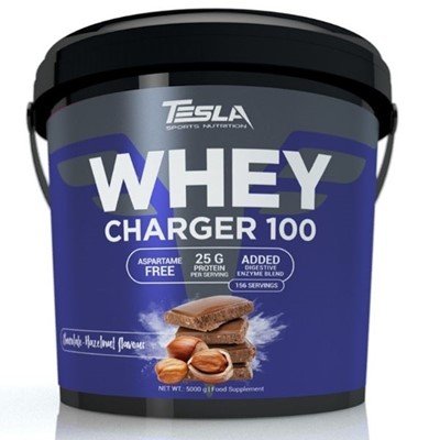 Tesla Whey Charger 100, 5000 г. (Банан) 04483 фото