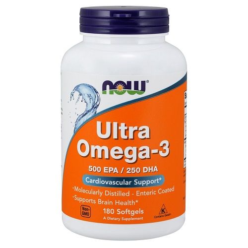 Омега NOW Ultra Omega-3, 180 капс. 122726 фото