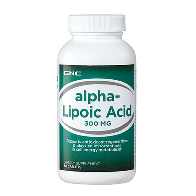 Альфа-ліпоєва кислота GNC Alpha Lipoic 300 mg, 60 каплет 124140 фото