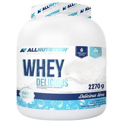 Протеїн сироватковий All Nutrition Whey Delicious, 2270 г. (Білий шоколад - персик) 01897 фото