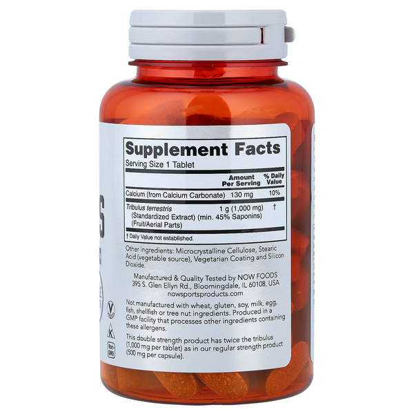 Трібулус NOW TRIBULUS 1000 mg 90 табл 12429530 фото