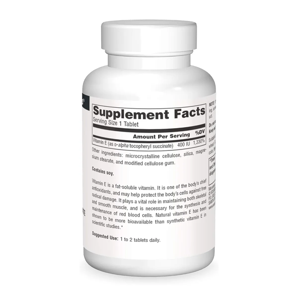 Вітамін Е Source Naturals Vitamin E 400 IU D-Alpha Tocopherol 100 табл. 12429740 фото
