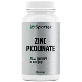 Цинк Sporter Zinc Picolinate 25 мг 60 капс. 12429670 фото