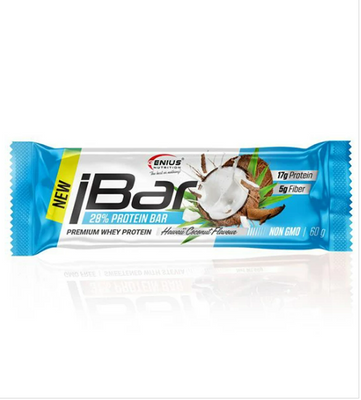 Протеїновий батончик Genius Nutrition iBar, 60 г. 03863 фото