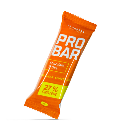 Протеїновий батончик Progress Nutrition Pro bar, 45 г. (Шоколад карамель) 03916 фото