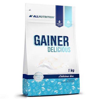 Гейнер All Nutrition Delicious Gainer, 1000 г. (Карамель) 02785 фото