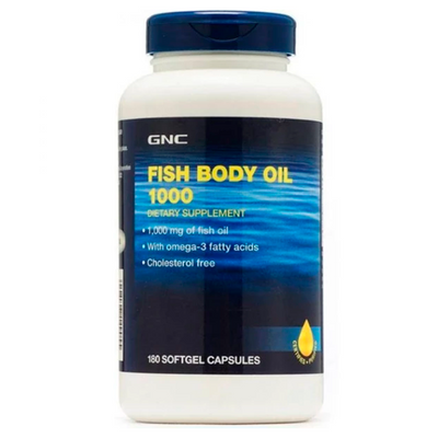Омега GNC Fish Body Oils, 180 капс. 100623 фото