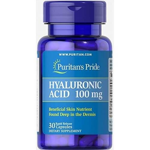 Гиалуроновая кислота Puritan`s Pride Hyaluronic Acid 100 mg, 30 капс. 121863 фото