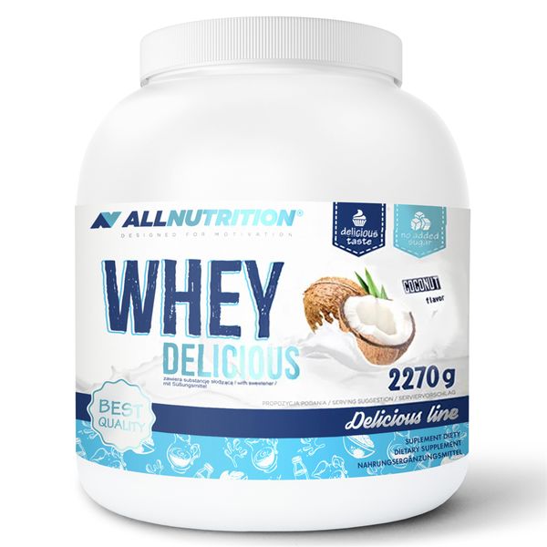 Протеїн сироватковий All Nutrition Whey Delicious, 2270 г. 01895 фото