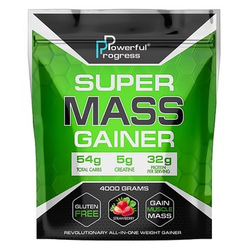 Гейнер Powerful Progress Super Mass Gainer, 4000 г. 03985 фото