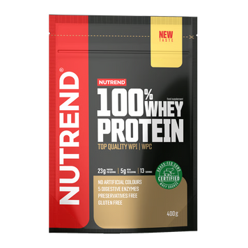 Протеин сывороточный Nutrend 100% Whey Protein 400 г. (Клубника-банан) 12429650 фото