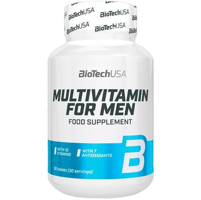 Вітаміни для чоловіків BiotechUSA Multivitamin for Men, 60 таб. 100180 фото