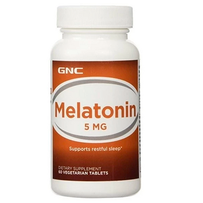 GNC Melatonin 5 mg, 60 капс. 100705 фото