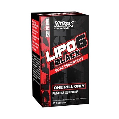 Жироспалювач Nutrex Lipo-6 Black Ultra concentrate, 60 гель капс. 123555 фото