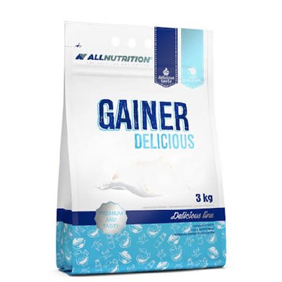Гейнер All Nutrition Delicious Gainer, 3000 г. (Шоколад арахісова паста) 02804 фото