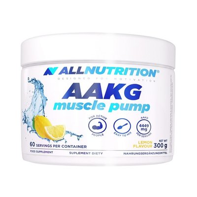 Аргінін All Nutrition AAKG Muscle Pump, 300 г. (Лимон) 03234 фото
