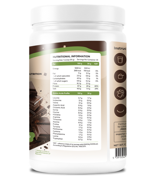 Веганский протеин Progress Nutrition Vegan Protein 1000 г. (Шоколад) 12429720  фото