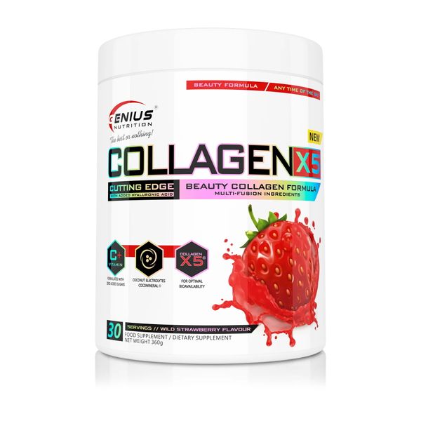 Коллаген Genius Nutrition Collagen X5 powder, 360 г. 05479 фото
