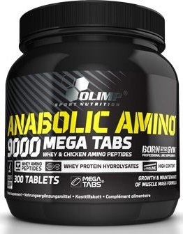 Амінокислоти OLIMP Anabolic amino 9000, 300 таб. 100328 фото