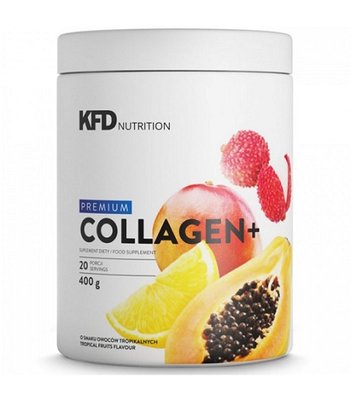Колаген KFD Collagen Plus, 400 г. (Тропічні фрукти) 00737 фото